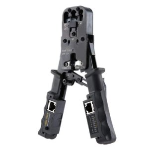 2 in 1 RJ45 Network LAN Cable Crimper Pliers Cutting Tool Cable Tester Cable Pliers 6P/8P Wire Cutter Tool Test Crimping Pliers