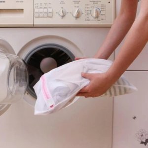 3 Sizes Zippered Mesh Laundry Bag Washing Net Bag For Underwear Sock Washing Machine Pouch Clothes Bra Bags Organization