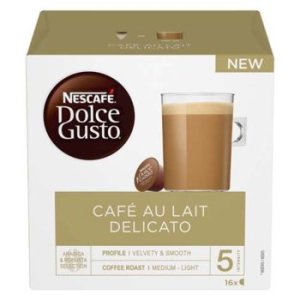 Cafe au lait Delicato, 16 capsules Nescafé Dolce Gusto®Original