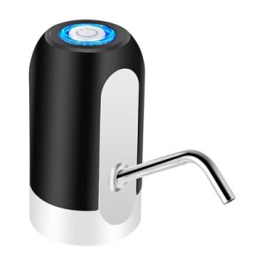 EAS-Electric Water Dispenser Portable Gallon Drinking Bottle Switch Smart Wireless Water Pump Water Treatment Appliances Black