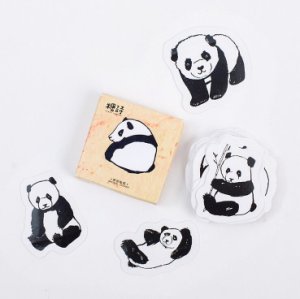 Lovely Panda Animals Stickers Adhesive Stickers DIY Decoration Stickers