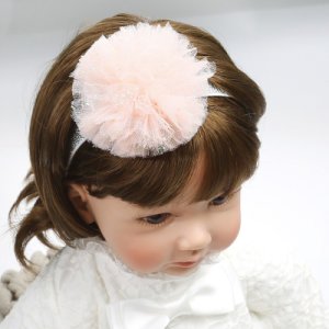 New Hairbands Floral For Girls  Hot Selling Kids Headband Baby Girls Flower Headband Lace Bow Hairband Flower Headbands