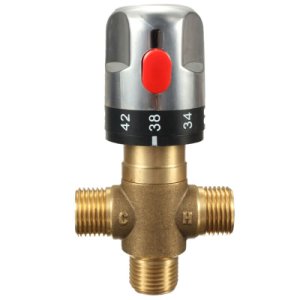 NEW-Pipe Thermostat Faucet Thermostatic Mixing Valve Bathroom Water Temperature Control Faucet Cartridges,Solar Water Heater T