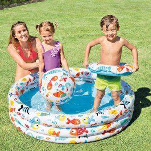 Portable Indoor Outdoor Baby Swimming Pool Air Cushion Inflatable Bathtub Round Basin Summer Water Pool Toys for Children Play
