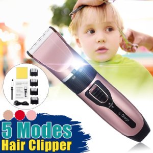 Professional Electric Hair Trimmer Length Adjustable Hair Clipper Rechargeable Hair Cutting Machine Barber Men Children Haircut