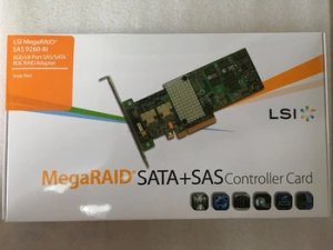 RaidStorage Avago LSI MegaRAID SAS 9260-8i LSI00198 8 port 512MB cache SFF8087 6Gb RAID0.1.5.6 PCI-E 2.0 X8 Controller Card