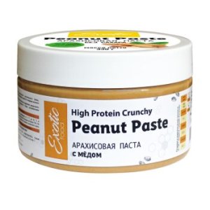 Sugar-free 100% natural peanut paste with honey, 330g exotic food
