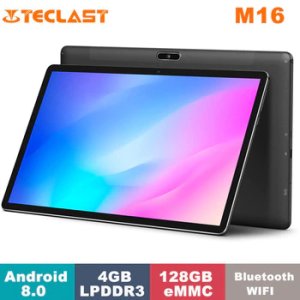Teclast M16 Tablet MediaTek Helio X27 4GB RAM 128GB ROM Dual Band WiFi 4G 1920*1080 11.6 Inch Android 8.0 Tablet with Keyboard