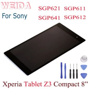 WEIDA LCD Replacement 8 For Sony Tablet Xperia Z3 Tablet Compact SGP611 SGP612 SGP621 SGP641 LCD Display Touch Screen Assembly
