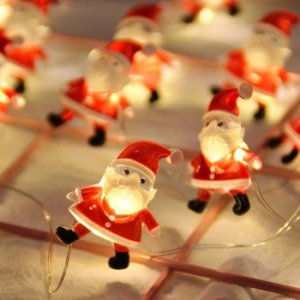 20Pcs Snow Deer Led Lights New Year Christmas Party Decorations Christmas Tree Ornaments Christmas Items Xmas Tree Decoration