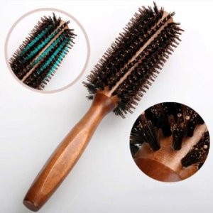 6 Types Straight Twill Hair Comb Natural Boar Bristle Rolling Brush Round Barrel Blowing Curling DIY Hairdressing Styling Tool