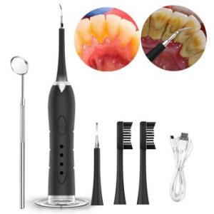 Household Dental Calculus Remover Electric Tartar Remover Tartar Ultrasonic Whitening USB Rechargeable Tooth Cleaner Portable