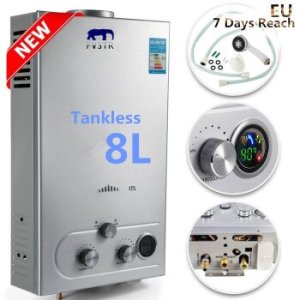 (Local stock) 8L tankless Flue Type 100% Quality 8L Lpg Instant Hot Water Heater Propane Stainless Tankless Wash Shower Boiler