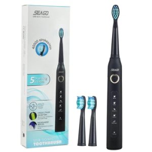 Seago SG-507 Electric Toothbrush Smart Timer Sonic Brush USB Rechargeable Waterproof Tooth Brush for Adult