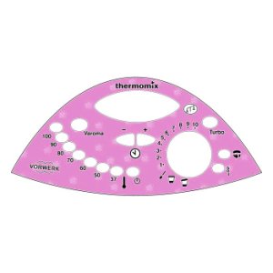 Vinyl repairs erase, BUMPER front PANEL, control PANEL, push button for THERMOMIX TM31 model Pink