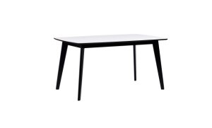 Soffadirekt Sanda matbord 150 vit/svart