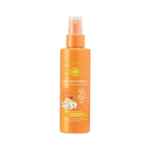 SOL Tiarè - Aceite seco en spray - bronceado efecto seda - con aceite de Monoi de Tahití y Frutos exóticos - protección media SPF20 (150 ml) - resiste