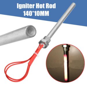 10*140mm 300W 220V Stainless Steel Igniter Hot Rod Fireplace Pellet Stove Part Wood Pellet Heating Tube For Bbq Grill Stove Part