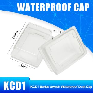 10Pcs Waterproof Cap Protective Cover Case for 25*19MM KCD1 Rocker Switch Boat Toggle Push Button Switch