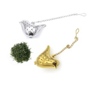 1Pc Stainless Steel Bird Owl Star Shaped Silicone Tea Infuser Strainers Filter Loose Tea Bag Leaf Herbal Spice Filter Diffuser