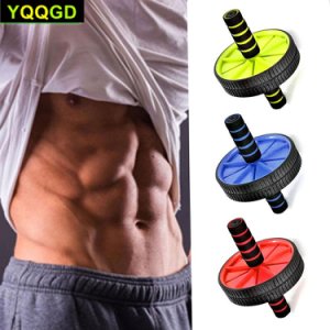 1Set Abdomen Roller, Fitness Ab Wheel Dual Wheel Rollers for Stability and Comfort, for Body Building Muscle Trainer