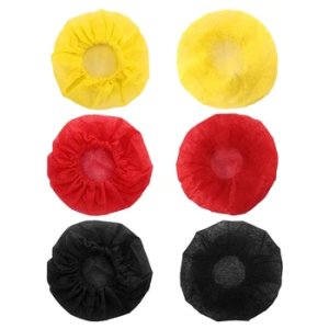 200 Pieces Disposable Microphone Cover Non-Woven Microphone Cover for KTV Recording Room News Gathering