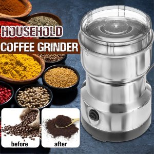 200W 220V Electric Coffee Grinder Grinding Milling Bean Nut Spice Matte Blenders AU
