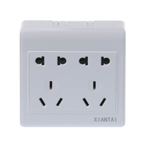 2018 New Style Fashion Surface Mounted Pure Wall Socket Panel 10-Pins Outlet Electric 10A Plugs Sockets