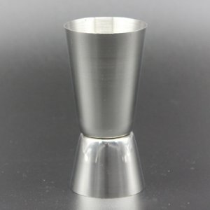 25ml 50ml Cocktail Measuring Cup Stainless Steel Silver Double Shot Multipurpose Mini Bar