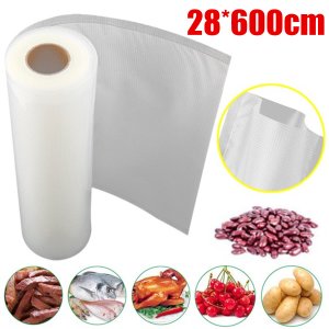 28x600CM Vacuum Sealer Vacuum bags For Food Storage With Pump Reusable Food Packages Kitchen Organizer Vacuum pump