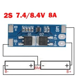 2s 8a Li-ion 7.4v 8.4v 18650 Bms Pcm 15a Peak Current Battery Protection Board Bms Pcm For Li-ion Lipo Battery Cell Pack Max 15a