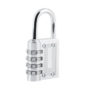 3 4 Digit Password Lock Combination Zinc Alloy Security Lock Suitcase Luggage Coded Lock Cupboard Cabinet Locker Padlock