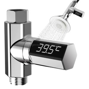 360 swivel LED Display Home Water Flow Faucet Shower Thermometer Temperature Monitor Baby Smart Thermostat O15 19 dropship