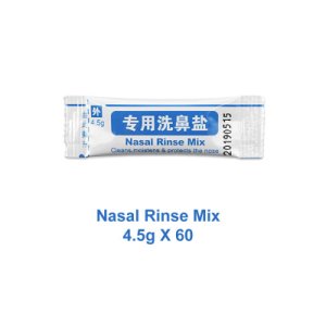 4.5g*60 Packets Nose Wash Salt for 500ml Bottle Nasal Rinse Mix Boxed Allergic Rhinitis Nasal Wash Cleaner Irrigator
