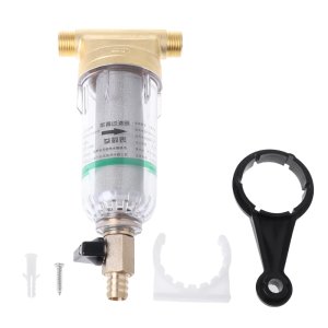4 Points Prefilter Stainless Steel Water Filter Purifier Mesh Copper Tap Faucet