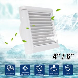 4Inch 6 Inch Waterproof Mute Bathroom Extractor Exhaust Fan Ventilating Strong Fan For Kitchen Toilet Window Ventilation Fans