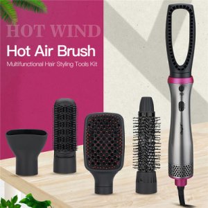 5 In 1 Multifunctional Hair Dryer Professional Hairdryer Straightener Brush Curler Roller Comb Electric Blow Dryer Hair Styer