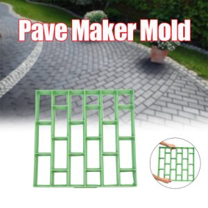 500x500x45mm Large DIY Pave Maker Mold Plastic Garden Stone Driveway Paving Brick Mold PP Garden House Floor Tile Mould