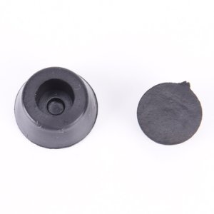 50Pcs/Lot Universal Black Conical Recessed Rubber Feet Bumpers Pads Wholesale