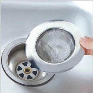 7cm Stainless Steel Kitchen Sink Filter Drain Hole Washing Dishes Anti-blocking Filter Recessed Sink Garbage Drain Storage Net