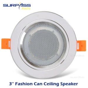 8Ohm 10W Bathroom Moisture-proof Aluminum Can Ceiling Speaker Background Music System Fashion In-ceiling Speaker Sound Quality