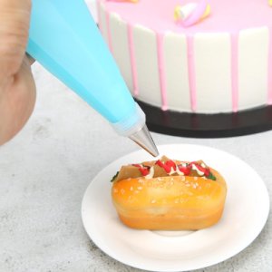 8Pcs Durable Tip Set Cream Pastry Bag Stainless Steel Nozzle Set DIY Piping Cake Decorating Tip Cake Baking Supplies