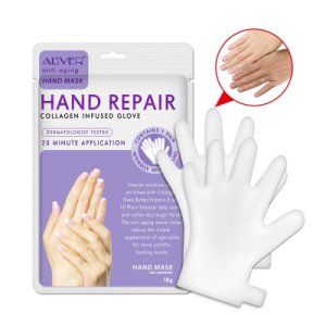 Anti-Wrinkle Peeling Hand Mask Moisturizing Gloves Milk Protein Essence With Spun Silk Screen Inner Film