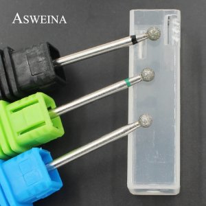 ASWEINA 3.5mm Size Diamond Grinding Bur Nail Drill Bit Dead Skin Dedicated Rapid Removal Diamond Bit Electric Accessory