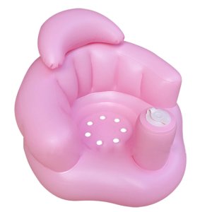 Baby Kid Children Inflatable Bathroom Sofa Chair Seat Learn Portable Multifunctional New E2S