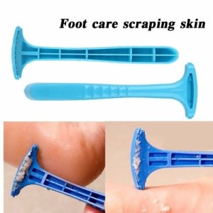 Calluses Removal Pedicure Scraper Foot File Plastic Nursing Dead Skin Professional Effective Tool Health Handle