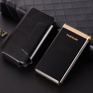 case gift 3.0 dual touch Screen senior touch GSM flip Dual SIM cellphones Russian keyboard button FM cheap china mobile phone