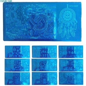 Christmas DIY Nail Art Image Stamp Stamping Plates Manicure Template for Women Beauty Aug31