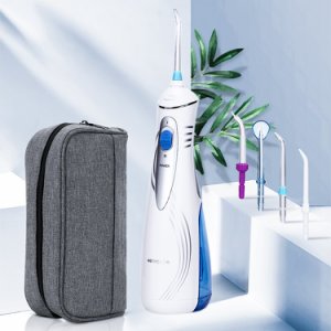 Cordless Portable Oral Irrigator 5 Tip Electric Dental Irrigator Rechargeable Water Jet Dental Flosser Teeth Cleaner Tooth Pick