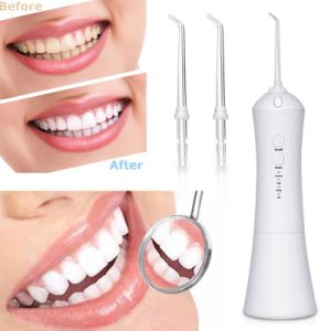 Dental Spa Oral Irrigator USB Recharge Cordless Water Dental Flosser 2 Jet Tips Teeth SPA Cleaner Traval tools